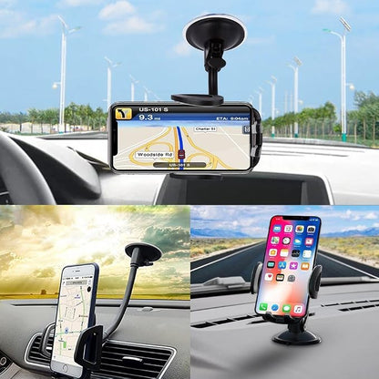 4 Double Sided Sticky Pads 3.15 Inches Round Adhesive Suction Tab Perfect for Mounting, Dashboard Toys, Windshield, GPS, Tiles, Wall Pictures