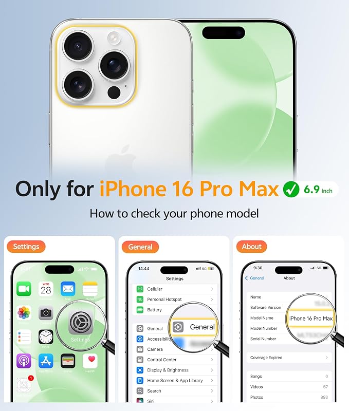 FNTCASE for iPhone 16 Pro Max Case: [Compatible with Magsafe] Translucent Matte Cases with [Full Camera Protection] [Screen Protector] Military Grade Shockproof Protective Phone Cover - Light Moss