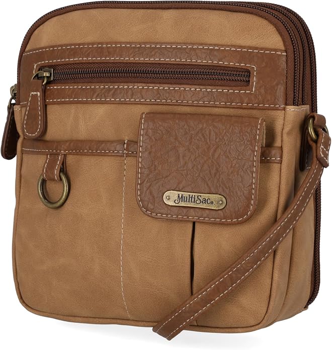 Multisac Women's MultiSac North South Mini Zip Around Crossbody
