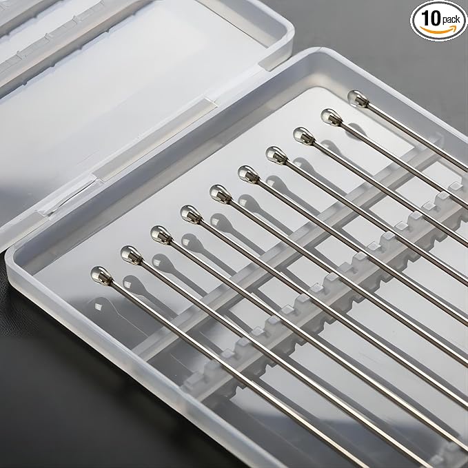 Tiny 2.5mm Cleaning Swabs – Effortlessly Clean Camera Sensors, Electronics & PCBs – ESD-Safe, No Residue, No Scratches.(Transparent-10Packs, Electrostatic adsorption)