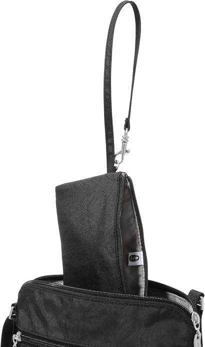 Baggallini Pocket Crossbody Bags for Women 8x8 Small Lightweight Durable Water-resistant Travel Purse W/Rfid