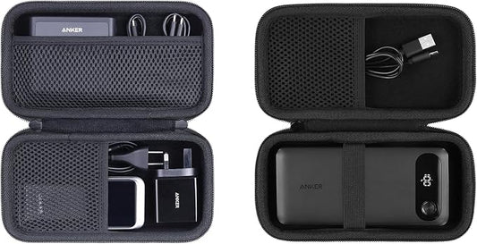 khanka Hard Case for Anker 100W Charging Base + Anker Power Bank 20k