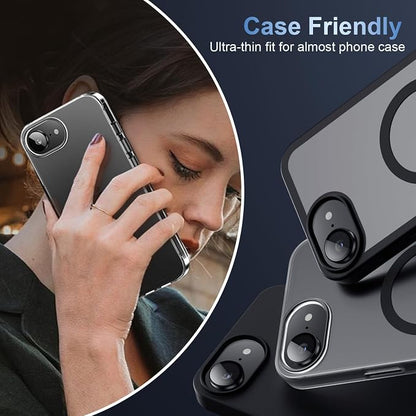 AFARER for iPhone 16e 2025 Camera Lens Protector, [9H Tempered Glass] Shatterproof, Anti Fingerprints, Ultra-Clear Camera Protector, Case Friendly, 1 Set-Silver