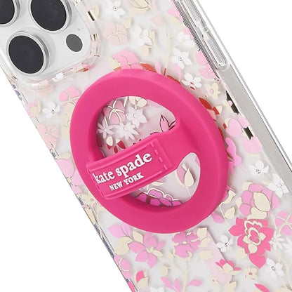 kate spade new york Magnetic Phone Loop Grip - Removable and Collapsible - Pom Pom Pink