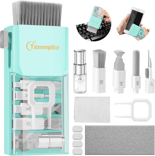 Laptop Screen Keyboard Cleaner Kit, All in 1 Electronics Cleaning Tool for MacBook iPad iPhone Pro Cell Phone, Brush Tool for Tablet, Computer, PC Monitor,TV Camera Lens with Patent
