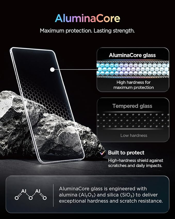 Spigen GlasTR EZ FIT Pro Screen Protector for Galaxy Z Fold 8 | 9H+ Tempered glass, Scratch resistance, Auto-align tray, Lab-tested 100% clarity, Original touch, Case-friendly, 2 Pack