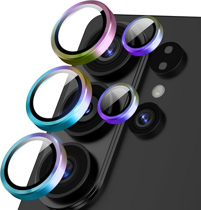 Camera Lens Protector for Samsung Galaxy S26 Ultra, Sapphire Glass Metal Individual Camera Cover Screen, Anti-drop, Case Friendly- Colorful