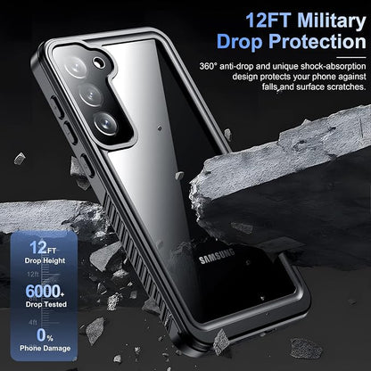 Temdan for Samsung Galaxy S23 Case,Waterproof Built-in Lens & Screen Protector[Full Body Shockproof][12 FT Military Drop Proof][Dustproof][IP68 Underwater] Case for Galaxy S23 6.1’’-Green