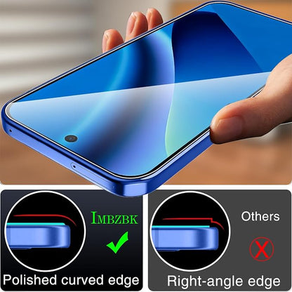 IMBZBK [Auto-Dust Removal] 3 Pack Screen Protector for Google Pixel 10a [6.3 INCH] Accessories, Case Friendly Film, Military Grade Shatterproof Tempered Glass 3 Camera Lens Protector
