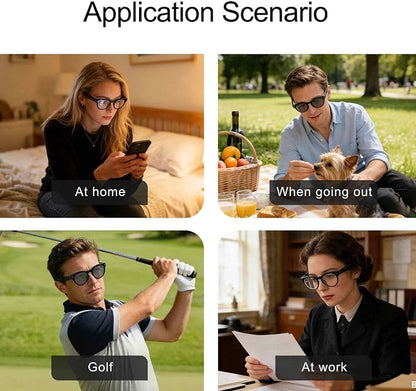 Ai Smart Glasses with Camera and Bluetooth - 4K HD Video Recording, Real-Time Translation, with Color-Changing Lenses for Travel, Sports, Outdoor Use