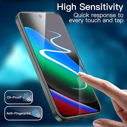 JETech Screen Protector for Google Pixel 10, 2+2 Pack | with Camera Lens Protector, HD Clear Tempered Glass, Anti-Scratch Protection, Easy Installation Tool