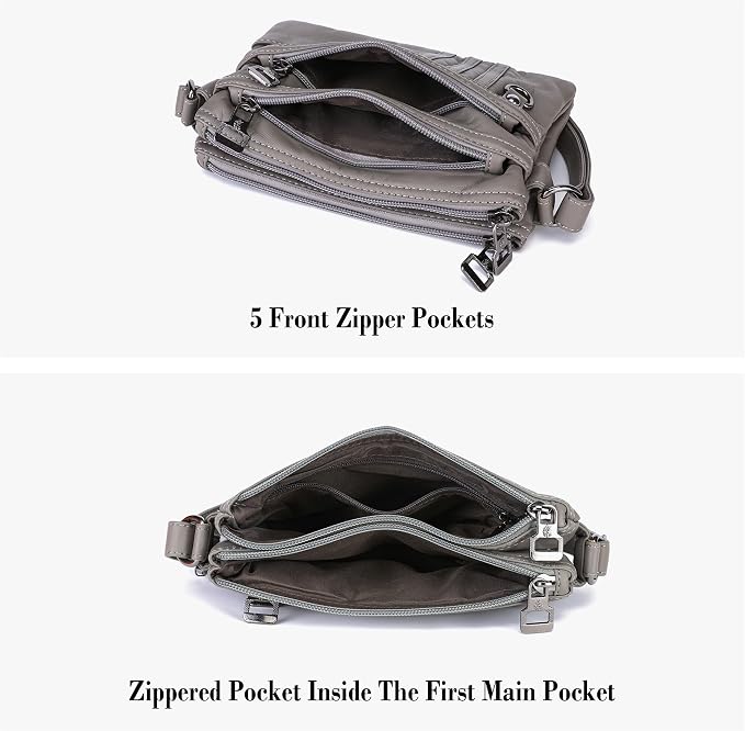 MINICAT Multiple Pockets Small Crossbody Purse Cell Phone Purse Shoulder Bags for Women Cross Body Bag for Woman