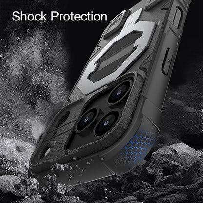 Magnetic Case for iPhone 17/17 Pro/17 Air/17 Pro Max, Heavy Duty Military Case with Ring Holder Anti-Fall Protection Outdoor Cover,17pro max,Blue