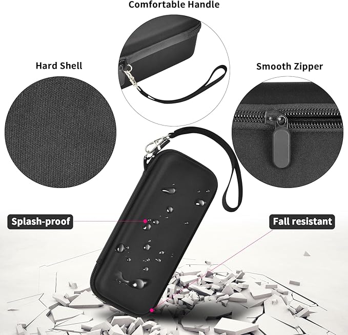 Protective Storage Case for Anker 737 Power Bank (PowerCore 24K 140W) -Hard Shell Organizer with Custom Fit, Interior Mesh Pocket & Sturdy Zipper for On-The-Go Essentials (Case Only)