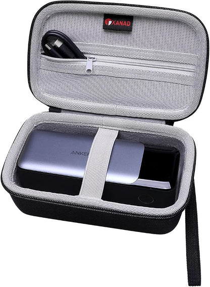 XANAD Carrying Case for Anker 737 USB-C Portable Charger Power Bank, Port Portable Charger with 140W Output Travel Storage Holder Black+Grey