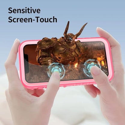 SPORTLINK Compatible with iPhone 12 Pro Waterproof Case - Full Body Shockproof Dustproof Phone Screen Protector Rugged Waterproof Case for iPhone 12 & 12 Pro 6.1 Inch Pink
