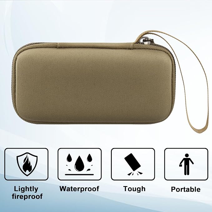 khanka Case for Anker Prime Power Bank 27650mAh 250W,Case Only (Golden).