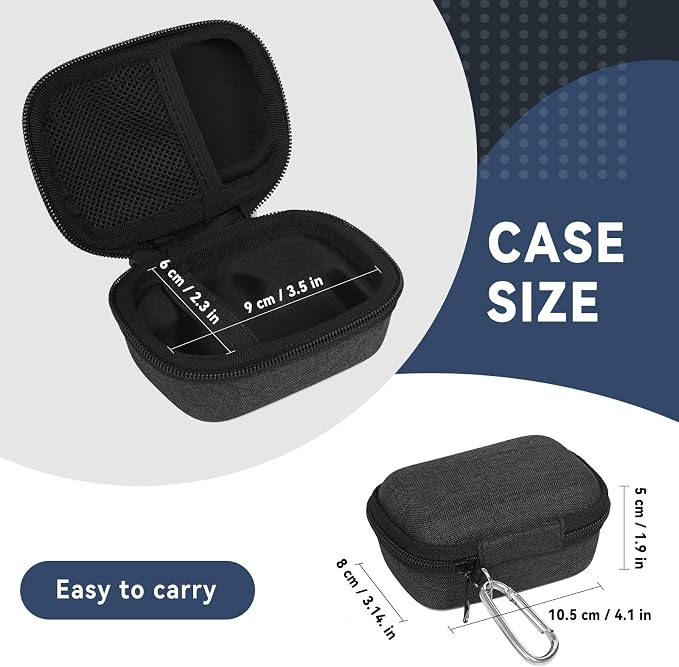 Portable Charger Power Bank Case Compatible with iWALK/For Anker 621 Nano/for Swyop/for Feob/for Charmast/for JEJILL/for LanLuk/for VEGER and More Small Charging Battery Pack - Bag Only
