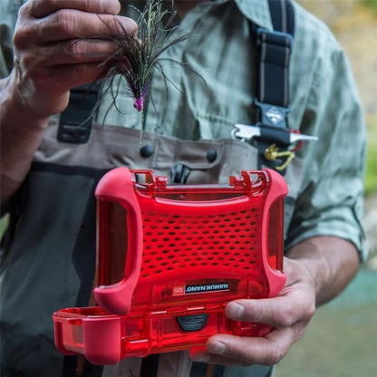 Nanuk 320-0009 Nano Series Waterproof Medium Hard Case for Phones, Cameras and Electronics (Red)