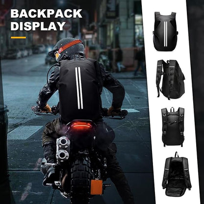 Motorcycle Helmet Backpack, Luggage Backpack for Men, Motorcycle accessories, Motorbike Riding Bags, Bikers backpack, Large Capacity Laptop Bag