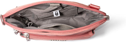 Baggallini Modern Pocket Crossbody Bag for Women, 8.5"x8.5" Handbag Purse with RFID, Lightweight Water-Resistant