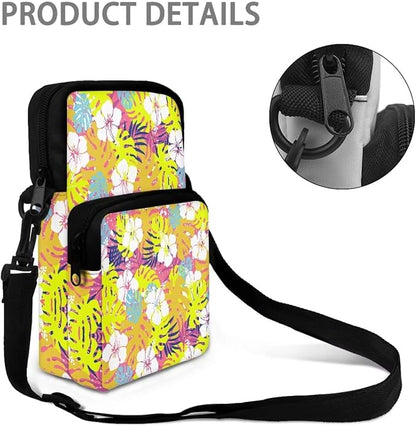Men's Crossbody Bag, Small Cell Phone Wallet, Women's Shoulder Handbag, Travel Gym Bag