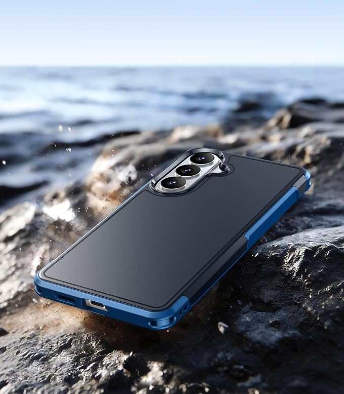Red2Fire for Samsung Galaxy S26 Case 6.3 Inch, [Military Grade Drop Protection][2 Pack Screen Protectors] Heavy Duty Full Body Shockproof Non-Slip Phone Case,Dark Blue