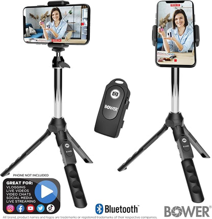 Bower Multipod 6-in-1 Tripod Selfie Stick with Remote Shutter for Smartphones
