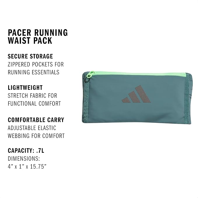 adidas Pacer Waist Pack – Running Bag for Women & Men