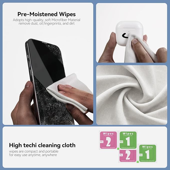 for Airpods Cleaner Kit,Bluetooth Earbuds 3 in 1 Multi-Function Cleaning Pen and Cleaning Putty,for Airpods Pro Phone Charging Port,Earbuds,Headphone, iPod,Case,iPhone,ipad,Laptop (Pink)