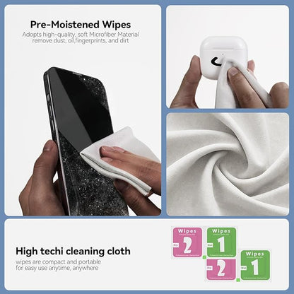 for Airpods Cleaner Kit,Bluetooth Earbuds 3 in 1 Multi-Function Cleaning Pen and Cleaning Putty,for Airpods Pro Phone Charging Port,Earbuds,Headphone, iPod,Case,iPhone,ipad,Laptop (White)