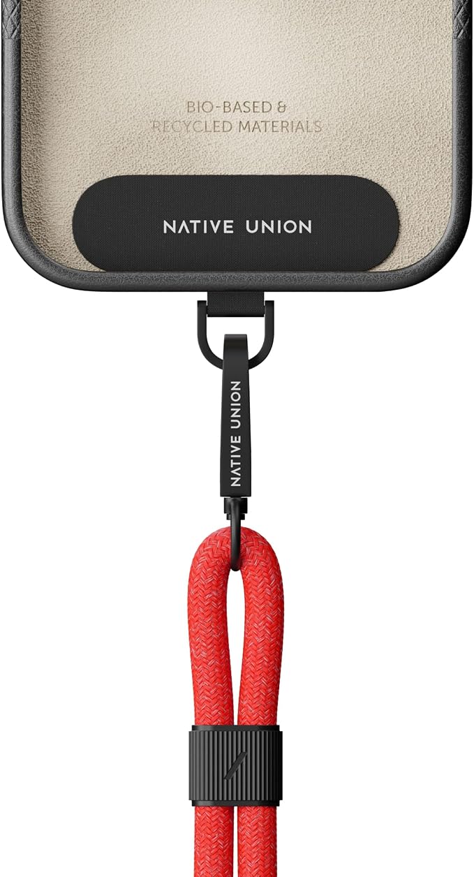Native Union Sling – Adjustable & Detachable Phone Strap – Compatible with iPhone 16, 15, 14, 13 and most Smartphones – Made with 100% Durable & Recycled Materials (Oxyfire)