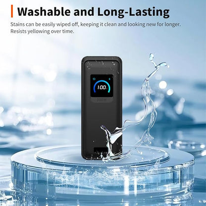 Case for Anker Prime Power Bank(26250mAh 300W)– Soft Silicone Protective Cover Compatible with Prime Power Bank(26250mAh 300W),Shockproof Anti-Scratch Slim Fit Case,Black