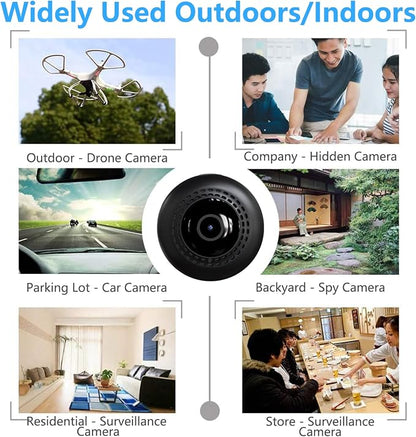4K Security Cam with Night Vision and Built-in Battery Camera, Home/Office Camera Wireless Technology for Phone App Monitor GTYT