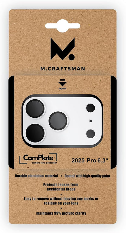 for iPhone 17 Pro Camera Lens Protector | Aerospace-Grade Aluminium | Full Protective Cover | Anti-Glare Sapphire Glass | Finish White