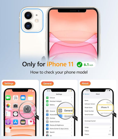 FNTCASE for iPhone 11 Case: [Compatible with Magsafe] Translucent Matte Magnetic Cases [Full Camera Protection] Military Grade Shockproof Protective Phone Cover - Orange