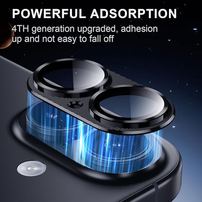 AFARER 2Pack Camera Lens Protector Film for iPhone 17,9H Tempered Glass Anti Scratch Shockproof Full Protective Case Friendly,Does not Affect Night Shots,Sliver