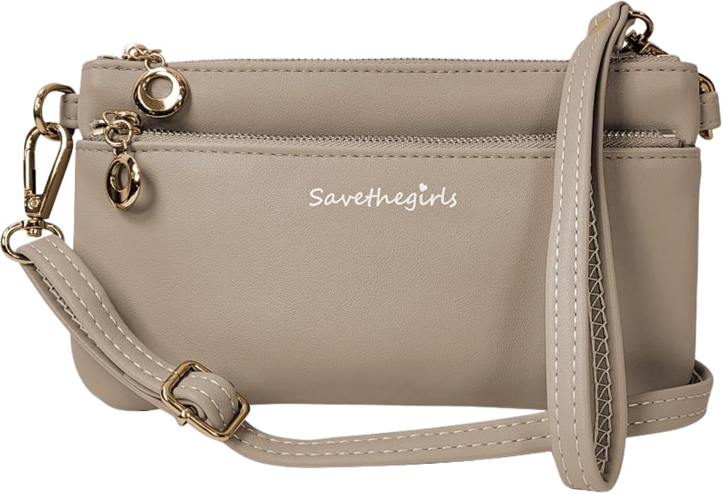 Save the Girls Cell Phone Purse - Touch Screen Women’s Crossbody Bag - Clutch Purses for Women (Bella) | Touch Screen, for Women