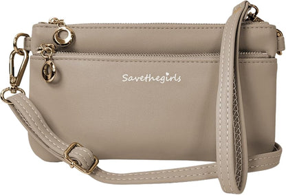 Save the Girls Cell Phone Purse - Touch Screen Women’s Crossbody Bag - Clutch Purses for Women (Bella) | Touch Screen, for Women