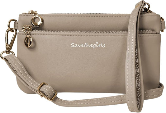 Save the Girls Cell Phone Purse - Touch Screen Women’s Crossbody Bag - Clutch Purses for Women (Bella) | Touch Screen, for Women