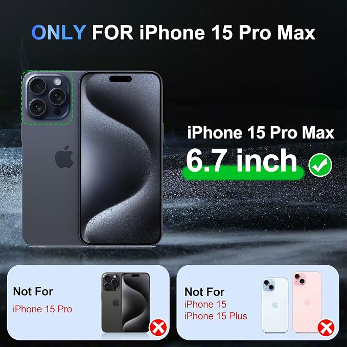 Beasyjoy Compatible with iPhone 15 Pro Max Case Waterproof, Metal Heavy Duty Full Body Protective Case with Built-in Screen Protector, Military Grade Shockproof Defender Rugged Cover 6.7", Camo
