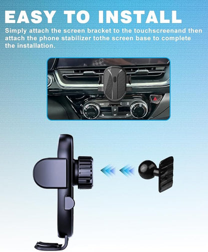 Car Phone Holder for Chevy/Chevrolet Trax 2024 2025 2026 Accessories(LS,1RS LT,2RS,ACTIV) Dash Mount Cell Phone Holder for Most Smartphones Custom Auto Interior Accessories One-Hand Operation