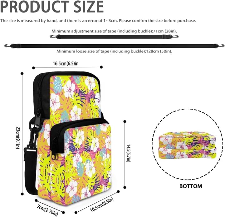 Men's Crossbody Bag, Small Cell Phone Wallet, Women's Shoulder Handbag, Travel Gym Bag