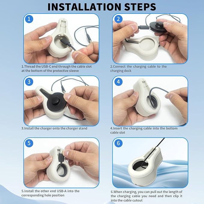 Silicone Charger Protector Case for Oura Ring Gen3 - Compatible with Sizes 6-13, Stand Case - Off White