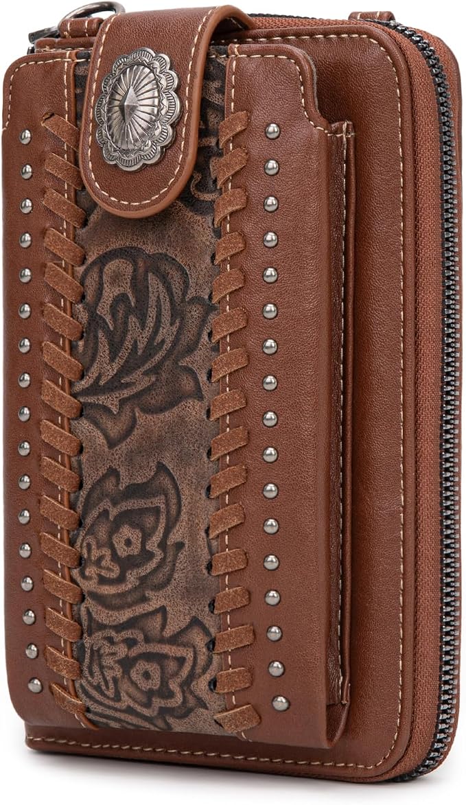 Montana West Small Crossbody Bags for Women Western Handbag with Cash Slots