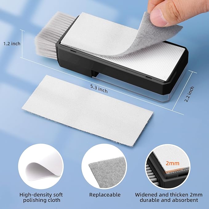 Ordilend 10-in-1 Keyboard Cleaner and Laptop Cleaning Kit - Professional Computer Screen-Safe Tools for MacBook and Electronics - Portable Brush Set for Gamers and Remote Professionals