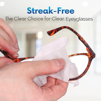 Screen Cleaner Wipes – Quick Dry, Streak-Free Screen Wipes for Electronics, Phones, Computers, Cameras, and All Lenses, Soft & Gentle, 300ct, Pre-Moistened & Individually Wrapped