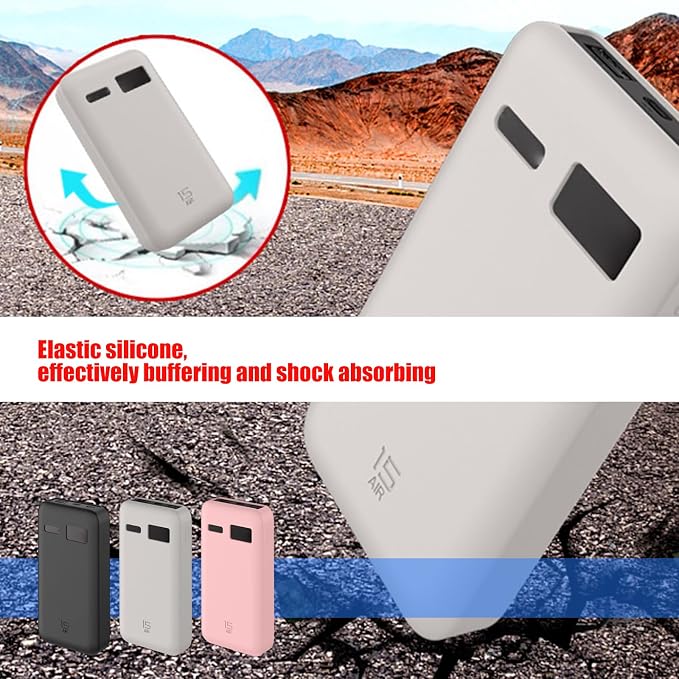 Portables Silicone Carrying Case Protective Storage Bag for 15 AIR 100W Power Banks Case Only Silicone Protective Cover