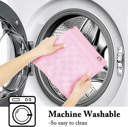 Fammart Mesh Shower Caddy Hanging, Quick-Drying Shower Organizer with 7 Pockets, Portable Bathroom Organizers and Storage for Shampoo, Soap, Loofah, Travel, and Cruise Essentials