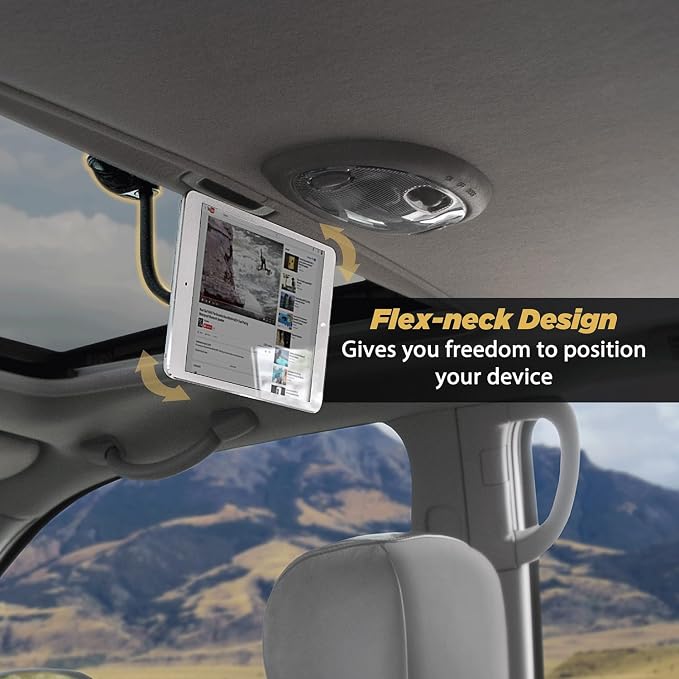 Scosche MAGTHD2 MagicMount XL Magnetic Phone Holder Suction Cup Phone Mount for Car Dash, Window or Flat Surface, Adjustable, Stick Grip Base with Magnet, Black